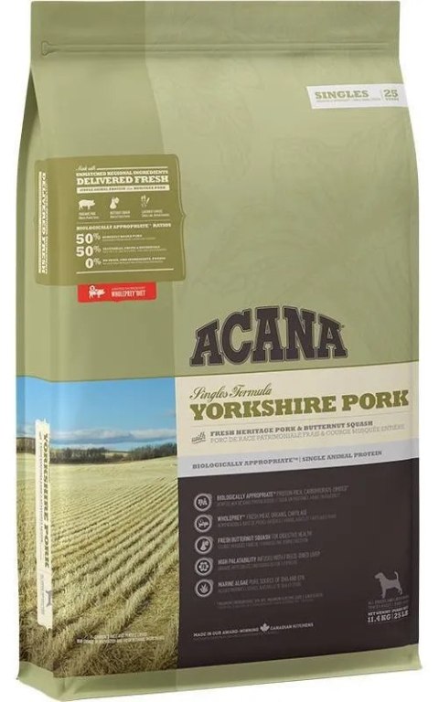 Acana Singles Yorkshire Pork 11,4kg Acana Singles Yorkshire Pork 11,4kg