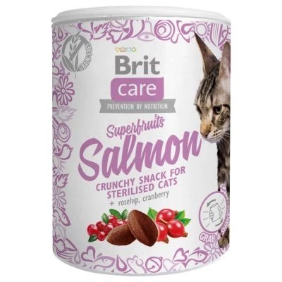 Brit Care Cat Snack Superfruits Salmon 100g Brit Care Cat Snack Superfruits Salmon 100g