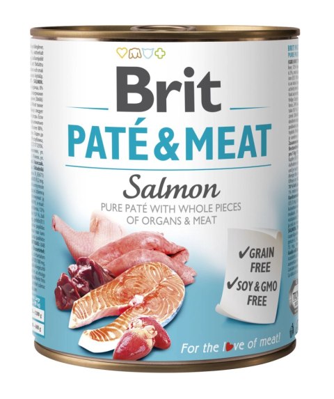 Brit Pate & Meat Salmon 800g Brit Pate & Meat Salmon 800g