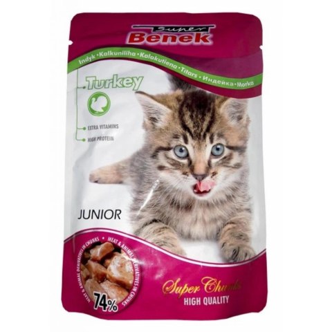 CERTECH-SUPER BENEK Junior Cats Z Indykiem 100g CERTECH-SUPER BENEK Junior Cats Z Indykiem 100g