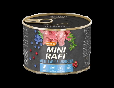 Dolina Noteci Mini Rafi Z Jagnięciną 185g Dolina Noteci Mini Rafi Z Jagnięciną 185g