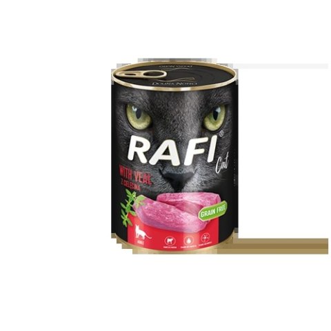 Dolina Noteci Rafi Cat Adult Z Cielęciną 400g Dolina Noteci Rafi Cat Adult Z Cielęciną 400g