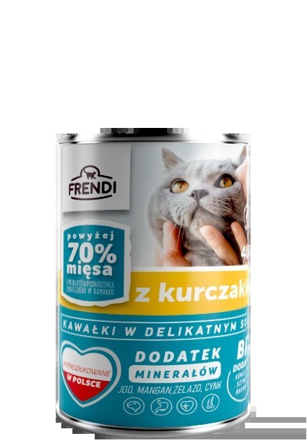 Frendi Kawałki W Delikatnym Sosie Z Kurczakiem 400g Frendi Kawałki W Delikatnym Sosie Z Kurczakiem 400g
