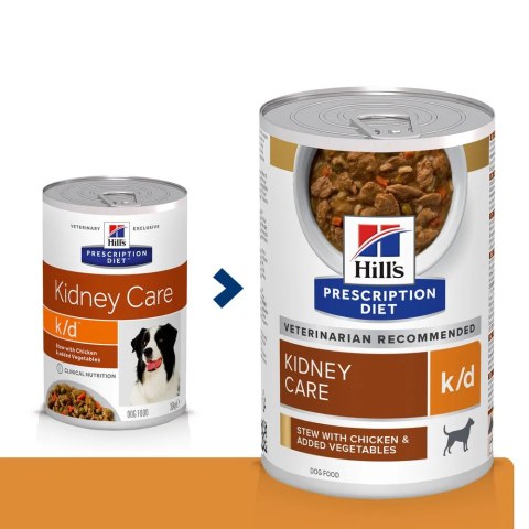 Hill's PD Prescription Diet Canine k/d Gulasz 354g Hill's PD Prescription Diet Canine k/d Gulasz 354g