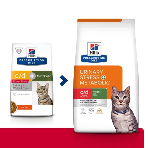 Hill's PD Prescription Diet c/d Urinary Stress + Metabolic Feline 3kg Hill's PD Prescription Diet c/d Urinary Stress + Metabolic Feline 3kg