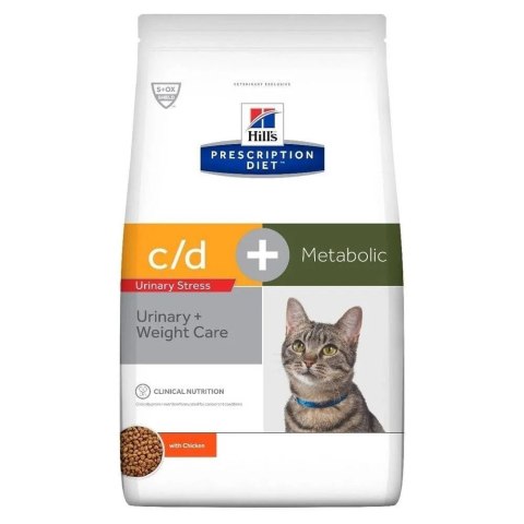 Hill's PD Prescription Diet c/d Urinary Stress + Metabolic Feline 3kg Hill's PD Prescription Diet c/d Urinary Stress + Metabolic Feline 3kg