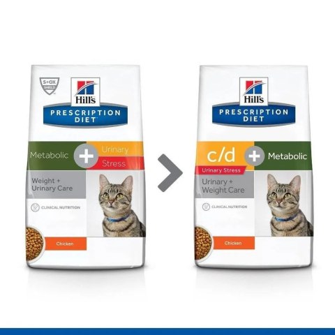Hill's PD Prescription Diet c/d Urinary Stress + Metabolic Feline 3kg Hill's PD Prescription Diet c/d Urinary Stress + Metabolic Feline 3kg