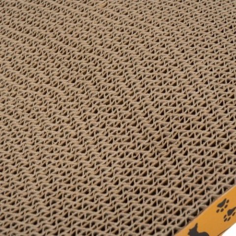 Kartonowy drapak dla kota z kocimiętką 45x21cm Kartonowy drapak dla kota z kocimiętką 45x21cm