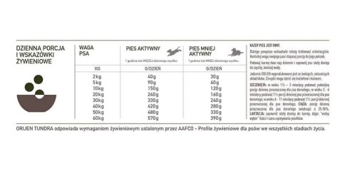 ORIJEN Tundra Dog 11,4kg ORIJEN Tundra Dog 11,4kg