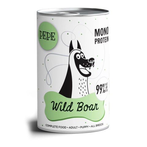 PEPE MONO PROTEIN Boar (dziczyzna) 400g PEPE MONO PROTEIN Boar (dziczyzna) 400g
