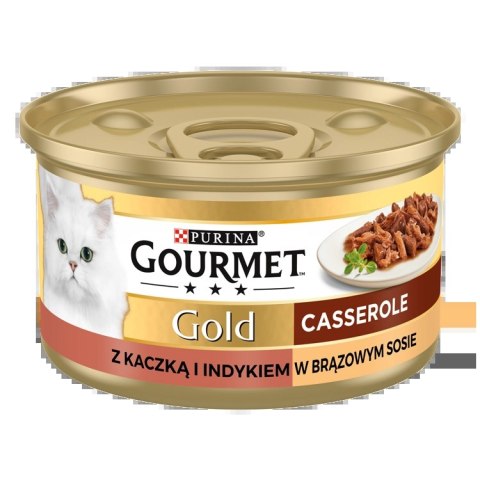 Purina Gourmet Gold kaczka/indyk w sosie 85g Purina Gourmet Gold kaczka/indyk w sosie 85g