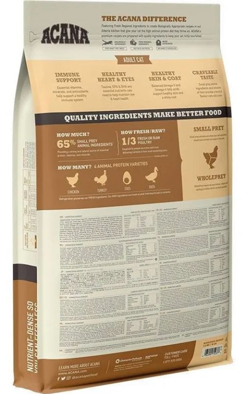 Acana Homestead Harvest Cat 4,5kg Acana Homestead Harvest Cat 4,5kg