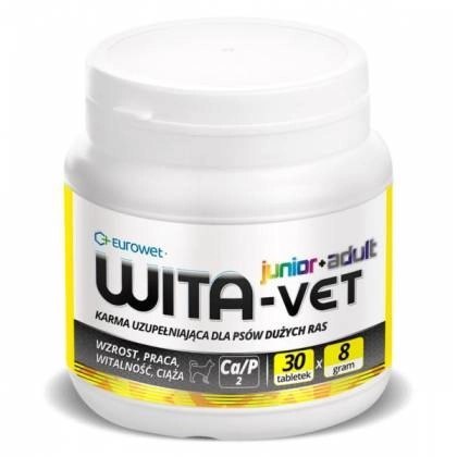 Eurowet Wita-Vet Junior+Adult Ca/P 2 30tab Eurowet Wita-Vet Junior+Adult Ca/P 2 30tab