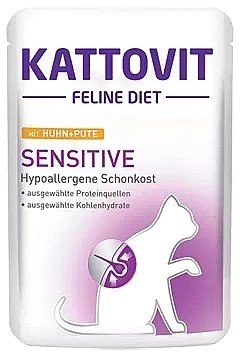 Kattovit Sensitive Kurczak Z Indykiem 85g Kattovit Sensitive Kurczak Z Indykiem 85g