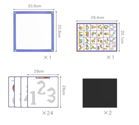 MAGNETYCZNE PUZZLE KLOCKI KSZTAŁTY ZKB-987 MAGNETYCZNE PUZZLE KLOCKI KSZTAŁTY ZKB-987