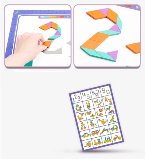 MAGNETYCZNE PUZZLE KLOCKI KSZTAŁTY ZKB-987 MAGNETYCZNE PUZZLE KLOCKI KSZTAŁTY ZKB-987