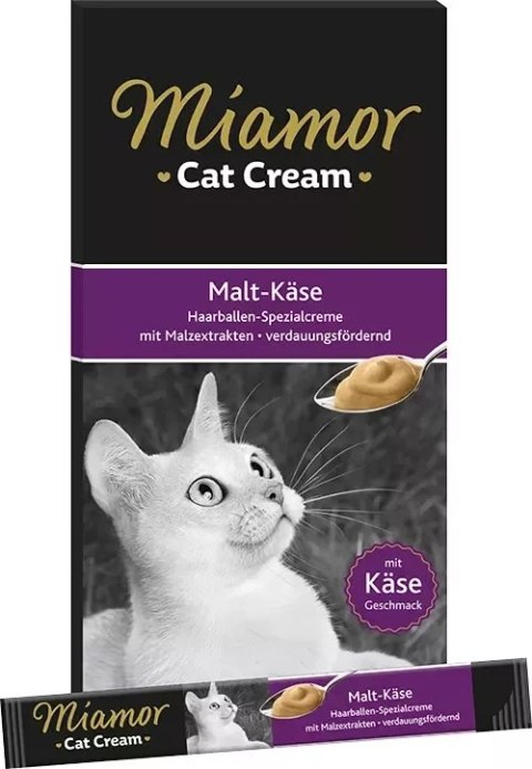 Miamor Pasta Malt Cream z serem 6x15g Miamor Pasta Malt Cream z serem 6x15g