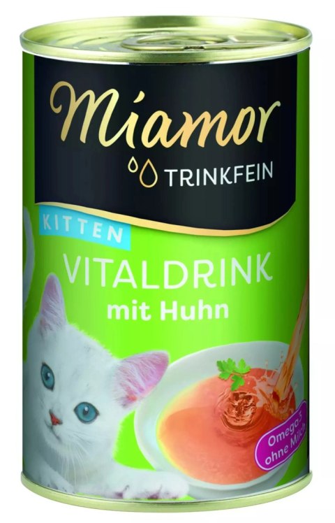 Miamor VitalDrink Kitten z kurczakiem 135ml Miamor VitalDrink Kitten z kurczakiem 135ml