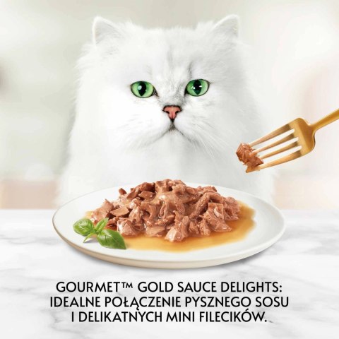 Purina Gourmet Gold Sauce Delight z kurczakiem 85g Purina Gourmet Gold Sauce Delight z kurczakiem 85g