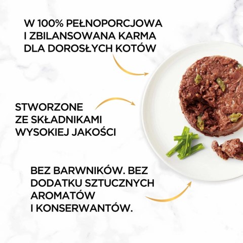 Purina Gourmet Gold Savoury Cake z jagnięciną i zieloną fasolką 85g Purina Gourmet Gold Savoury Cake z jagnięciną i zieloną fasolką 85g