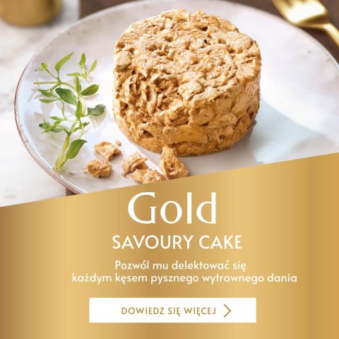 Purina Gourmet Gold Savoury Cake z jagnięciną i zieloną fasolką 85g Purina Gourmet Gold Savoury Cake z jagnięciną i zieloną fasolką 85g