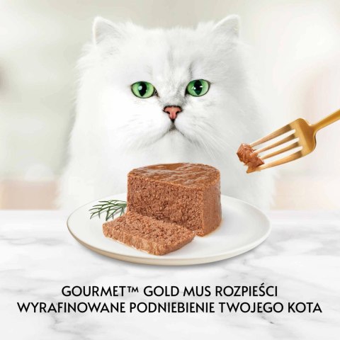 Purina Gourmet Gold mus z tuńczykiem 85g Purina Gourmet Gold mus z tuńczykiem 85g