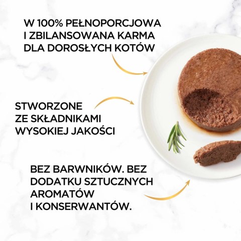 Purina Gourmet Gold mus z wołowiną 85g Purina Gourmet Gold mus z wołowiną 85g