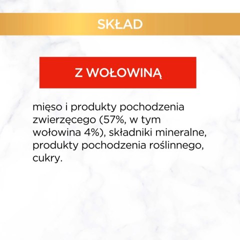 Purina Gourmet Gold mus z wołowiną 85g Purina Gourmet Gold mus z wołowiną 85g