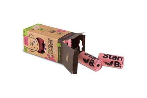 Zolux Starchbag Kompostowalne Bioworki Na Odchody Różowy 15szt Zolux Starchbag Kompostowalne Bioworki Na Odchody Różowy 15szt