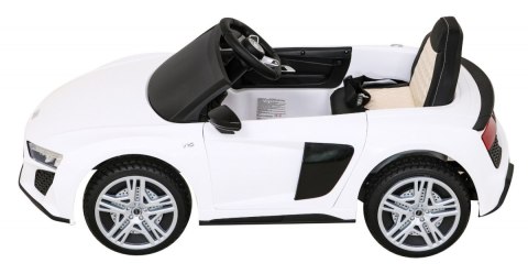 Audi R8 LIFT Samochodzik na akumulator Biały + Pilot + Koła EVA + MP3 + LED Audi R8 LIFT Samochodzik na akumulator Biały + Pilot + Koła EVA + MP3 + LED