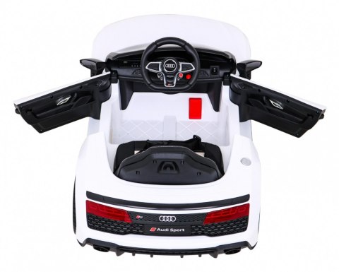 Audi R8 LIFT Samochodzik na akumulator Biały + Pilot + Koła EVA + MP3 + LED Audi R8 LIFT Samochodzik na akumulator Biały + Pilot + Koła EVA + MP3 + LED