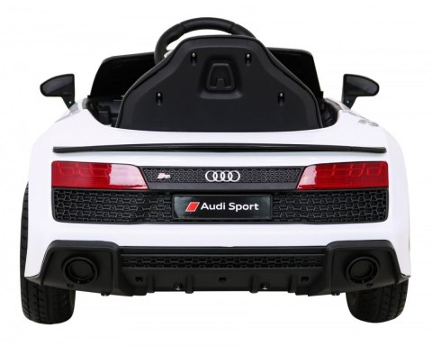 Audi R8 LIFT Samochodzik na akumulator Biały + Pilot + Koła EVA + MP3 + LED Audi R8 LIFT Samochodzik na akumulator Biały + Pilot + Koła EVA + MP3 + LED