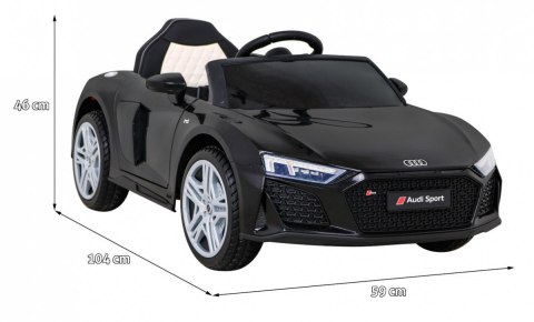 Audi R8 LIFT Samochodzik na akumulator Czarny + Pilot + Koła EVA + MP3 + LED Audi R8 LIFT Samochodzik na akumulator Czarny + Pilot + Koła EVA + MP3 + LED
