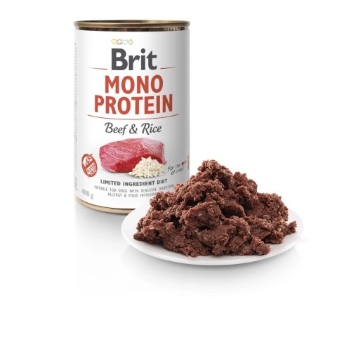Brit Mono Protein Beef & Brown Rice 400g Brit Mono Protein Beef & Brown Rice 400g
