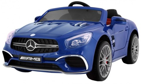 Mercedes AMG SL65 dla dzieci Lakier Niebieski + Pilot + Bagażnik + Regulacja siedzenia + MP3 LED + Wolny Start Mercedes AMG SL65 dla dzieci Lakier Niebieski + Pilot + Bagażnik + Regulacja siedzenia + MP3 LED + Wolny Start