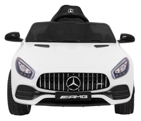 Mercedes Benz GT na akumulator dla dzieci Biały + Pilot + Wolny Start + MP3 LED Mercedes Benz GT na akumulator dla dzieci Biały + Pilot + Wolny Start + MP3 LED