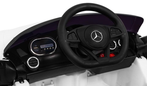 Mercedes Benz GT na akumulator dla dzieci Biały + Pilot + Wolny Start + MP3 LED Mercedes Benz GT na akumulator dla dzieci Biały + Pilot + Wolny Start + MP3 LED
