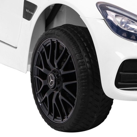 Mercedes Benz GT na akumulator dla dzieci Biały + Pilot + Wolny Start + MP3 LED Mercedes Benz GT na akumulator dla dzieci Biały + Pilot + Wolny Start + MP3 LED