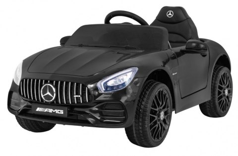 Mercedes Benz GT na akumulator dla dzieci Czarny + Pilot + Wolny Start + MP3 LED Mercedes Benz GT na akumulator dla dzieci Czarny + Pilot + Wolny Start + MP3 LED