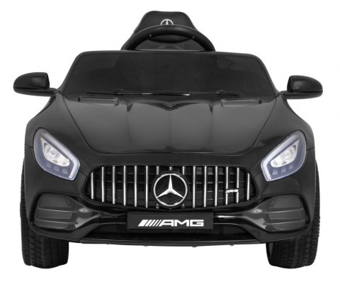 Mercedes Benz GT na akumulator dla dzieci Czarny + Pilot + Wolny Start + MP3 LED Mercedes Benz GT na akumulator dla dzieci Czarny + Pilot + Wolny Start + MP3 LED