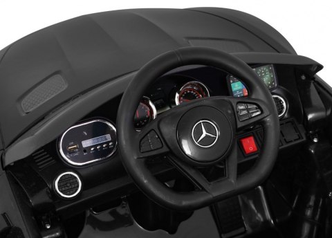 Mercedes Benz GT na akumulator dla dzieci Czarny + Pilot + Wolny Start + MP3 LED Mercedes Benz GT na akumulator dla dzieci Czarny + Pilot + Wolny Start + MP3 LED