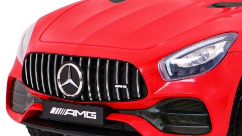 Mercedes Benz GT na akumulator dla dzieci Czerwony + Pilot + Wolny Start + MP3 LED Mercedes Benz GT na akumulator dla dzieci Czerwony + Pilot + Wolny Start + MP3 LED
