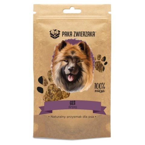 Paka Zwierzaka Stripsy 100% Gęś 80g Paka Zwierzaka Stripsy 100% Gęś 80g