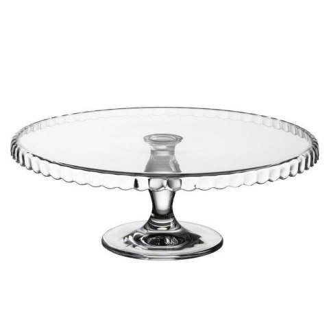 Patera taca tortownica szklana okrągła 32 cm Patera taca tortownica szklana okrągła 32 cm