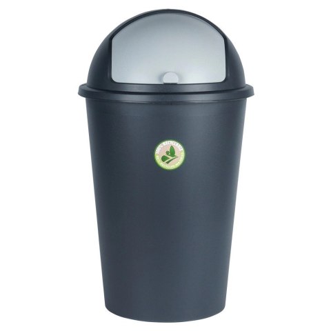 Kosz na śmieci plastikowy czarny 47 l Kosz na śmieci plastikowy czarny 47 l