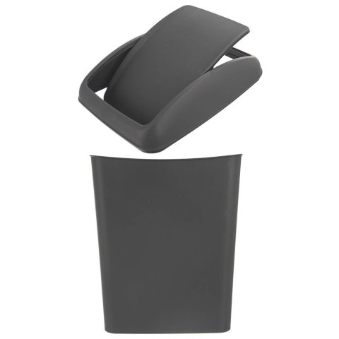 Kosz na śmieci plastikowy szary 40 l Kosz na śmieci plastikowy szary 40 l