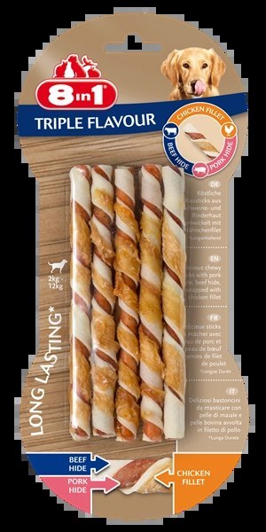 8in1 Triple Flavour Twisted Sticks 10szt 8in1 Triple Flavour Twisted Sticks 10szt