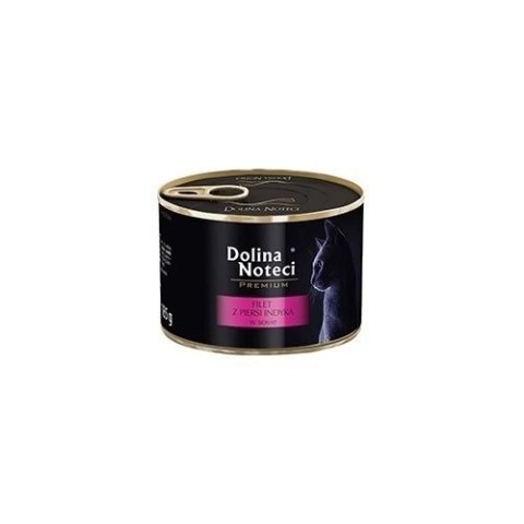 Dolina Noteci Premium Dla Kota Filet Z Piersi Indyka W Sosie 185g Dolina Noteci Premium Dla Kota Filet Z Piersi Indyka W Sosie 185g