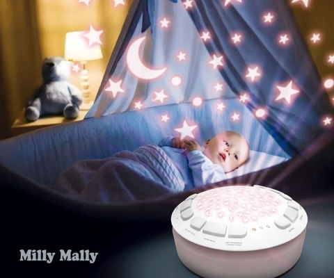 Milly Mally Zabawka pluszowa z Projektorem Milly Bear Pink Milly Mally Zabawka pluszowa z Projektorem Milly Bear Pink