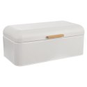 Chlebak metalowy puszka pojemnik kuchenny na chleb pieczywo biały WHITELINE 42x24x16,5 cm Chlebak metalowy puszka pojemnik kuchenny na chleb pieczywo biały WHITELINE 42x24x16,5 cm